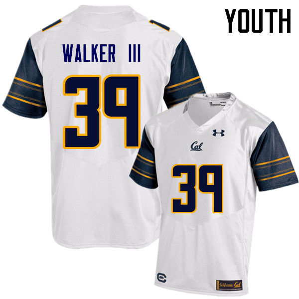 Youth #39 Ricky Walker III Cal Bears (California Golden Bears College) Football Jerseys Sale-White